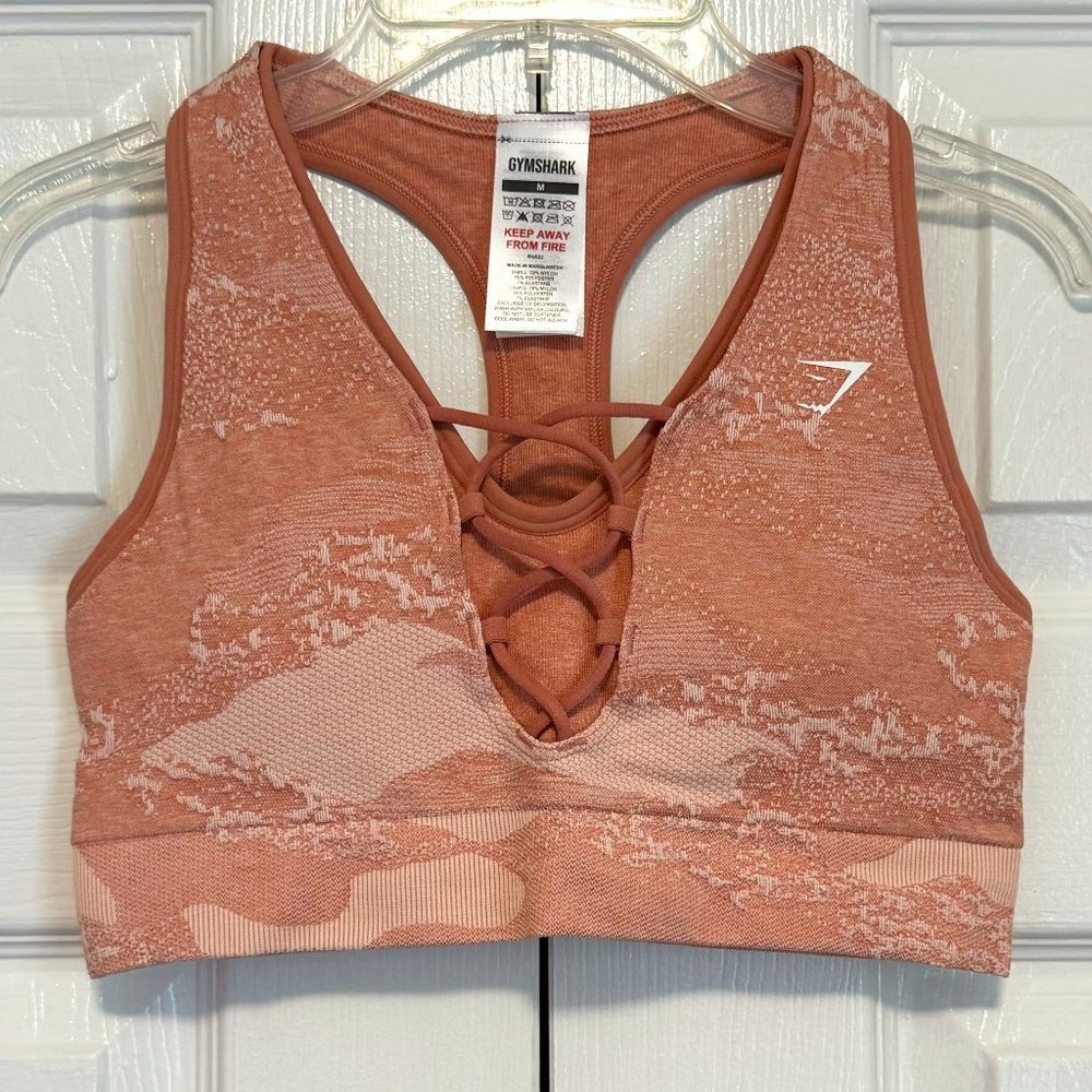 Gymshark Adapt Camo Seamless Sports Bra New with Tags